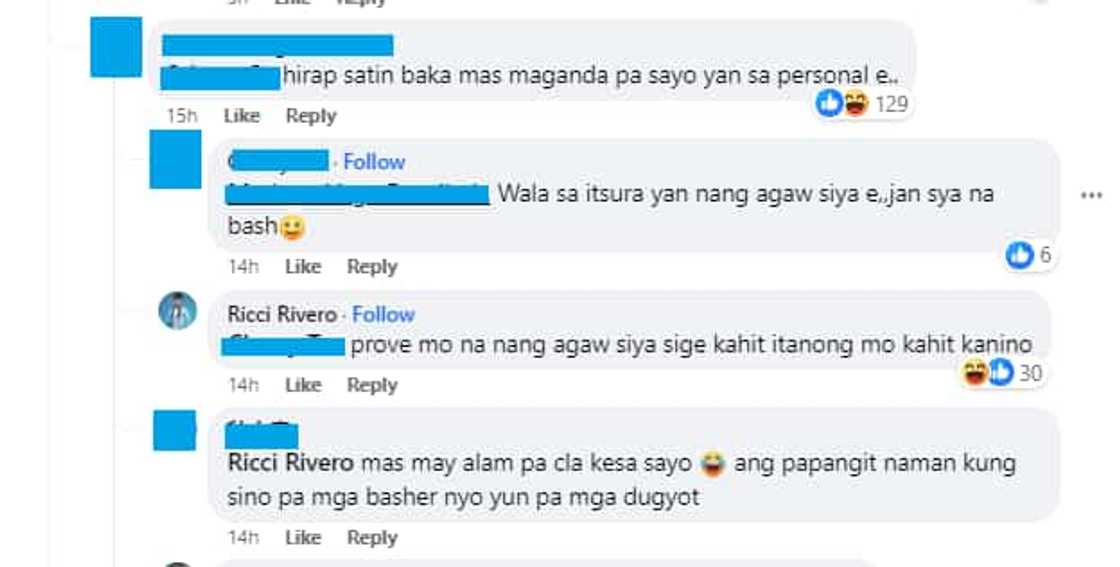 Ricci Rivero, pinagtanggol si Leren sa basher: "Prove mo na nang agaw siya"