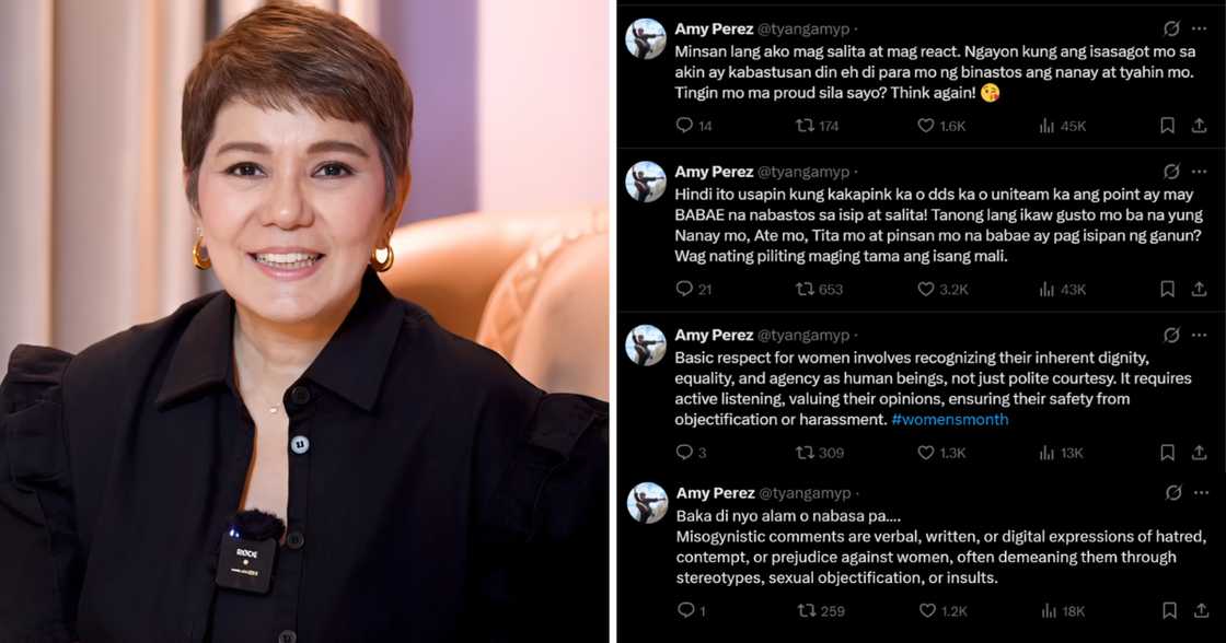 Amy Perez, binatikos ang umano’y bastos na pahayag ng isang kongresista Amy Perez, binatikos ang umano’y bastos na pahayag ng isang kongresista