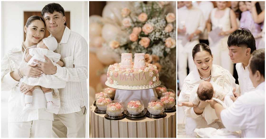 Maja Salvador shares official photos from Baby Maria's Baptism