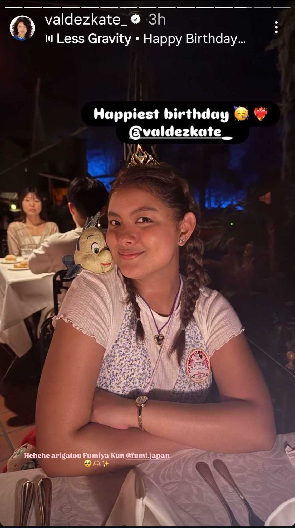 Kate Valdez marks birthday with Fumiya Sankai; Fumiya gives glimpses of fun celebration