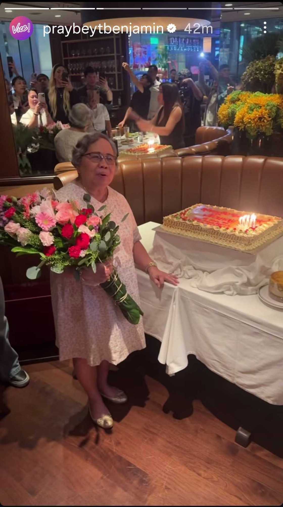 Vice Ganda shares glimpse of Nanay Rosario’s heartwarming birthday celebration