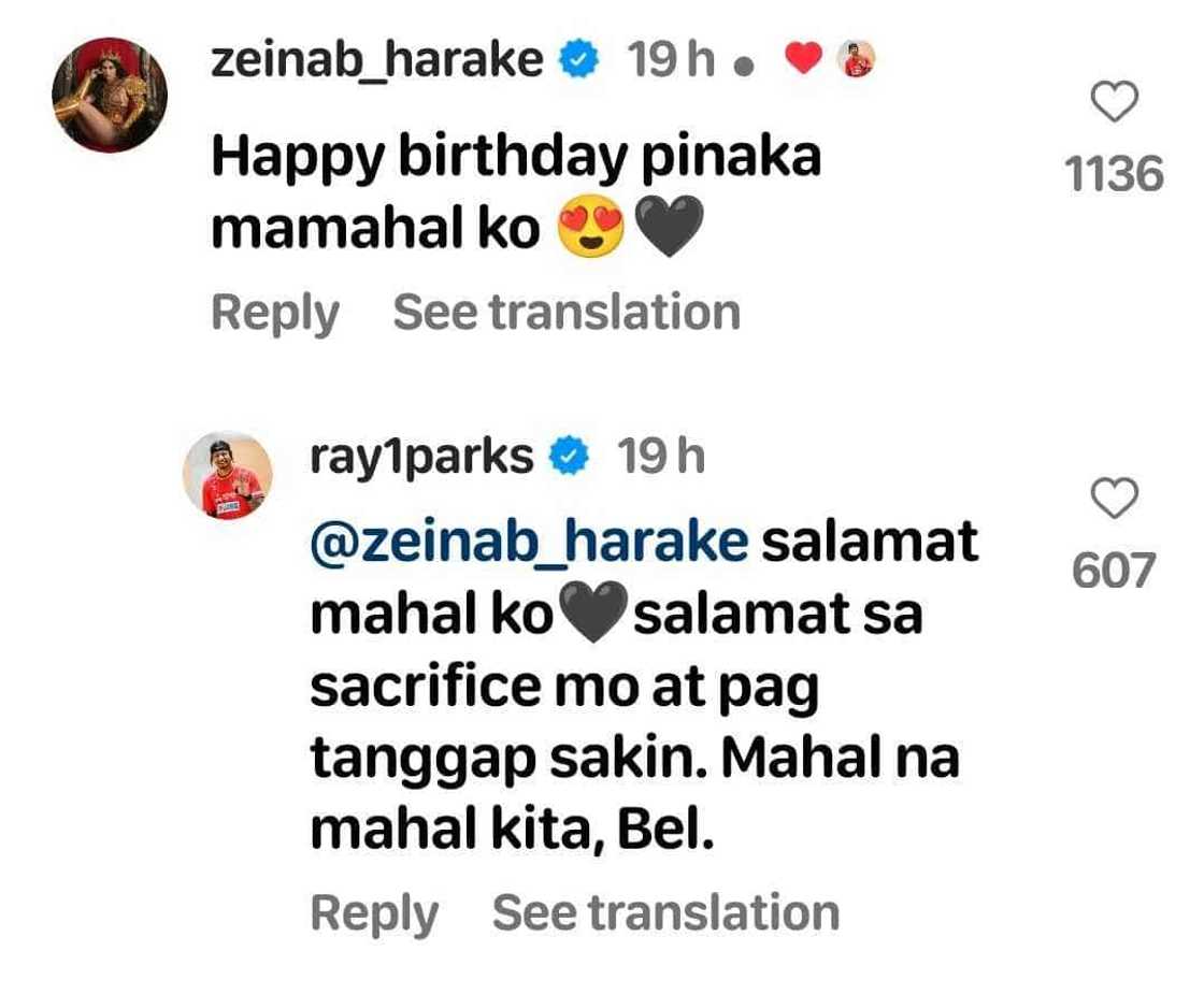 Ray Parks, pinasalamatan si Zeinab Harake sa sakripisyo at pagtanggap sa kanya Ray Parks, pinasalamatan si Zeinab Harake sa sakripisyo at pagtanggap sa kanya