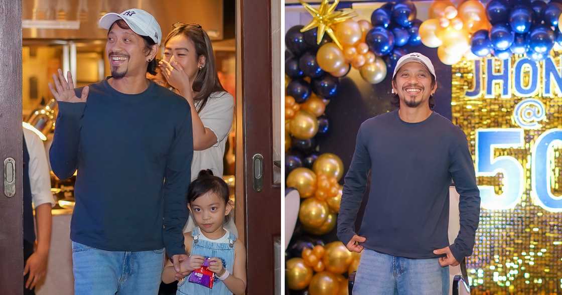Jhong Hilario, nagdiwang ng ika-50 kaarawan, sorpresang selebrasyon; inihanda ng mga mahal sa buhay (Photos: @mibphotomanph via @sarinahilario) Jhong Hilario, nagdiwang ng ika-50 kaarawan, sorpresang selebrasyon; inihanda ng mga mahal sa buhay (Photos: @mibphotomanph via @sarinahilario)