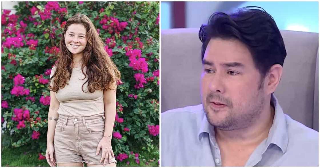 Andi Eigenmann teases her 'Kuya' Gabby Eigenmann for crying on-air: "Uy naiyak" Andi Eigenmann teases her 'Kuya' Gabby Eigenmann for crying on-air: "Uy naiyak"