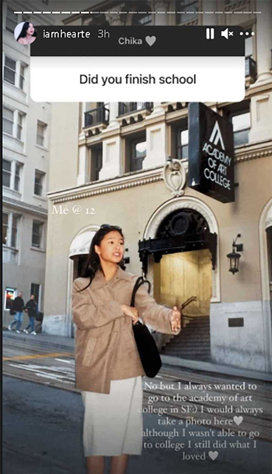 Heart Evangelista, isiniwalat na di siya nakatapos ng pag-aaral: “I wanted to go to the academy of art college Heart Evangelista, isiniwalat na di siya nakatapos ng pag-aaral: “I wanted to go to the academy of art college