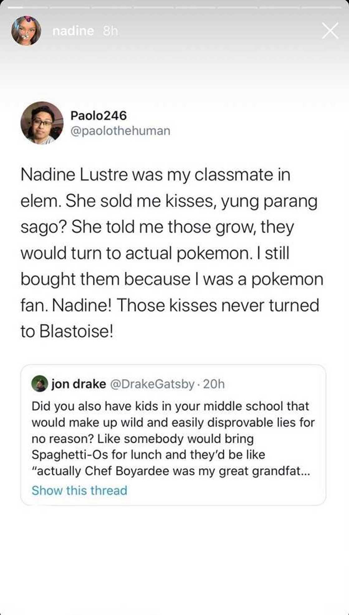 Nabiktima rin! Nadine Lustre, aminadong na-scam din ng mga ‘nanganganak’ na kisses noon