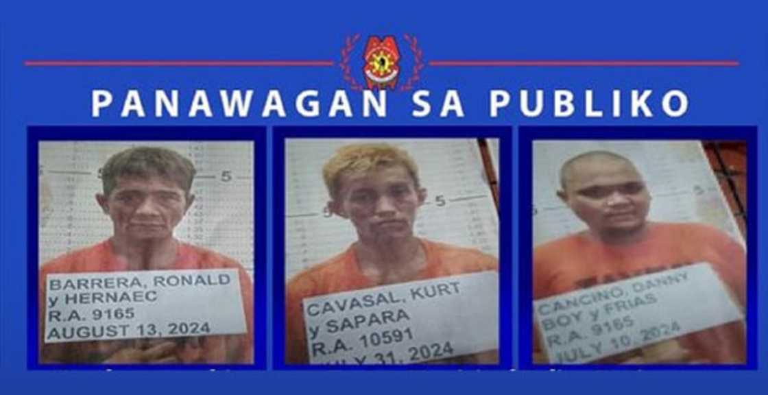 Screengrab from GMA Integrated News/PNP Screengrab from GMA Integrated News/PNP