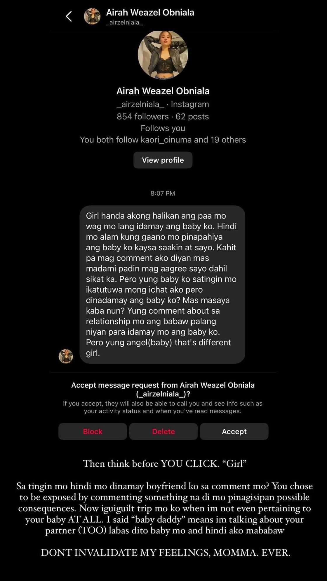 Xyriel Manabat, binahagi ang DM ng kanyang basher na sinagot niya Xyriel Manabat, binahagi ang DM ng kanyang basher na sinagot niya
