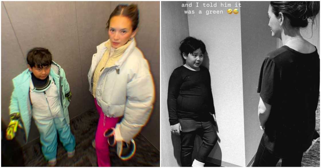 Ellen Adarna, nabigyan ng "full sermon" ng anak na si Elias habang nasa bakasyon