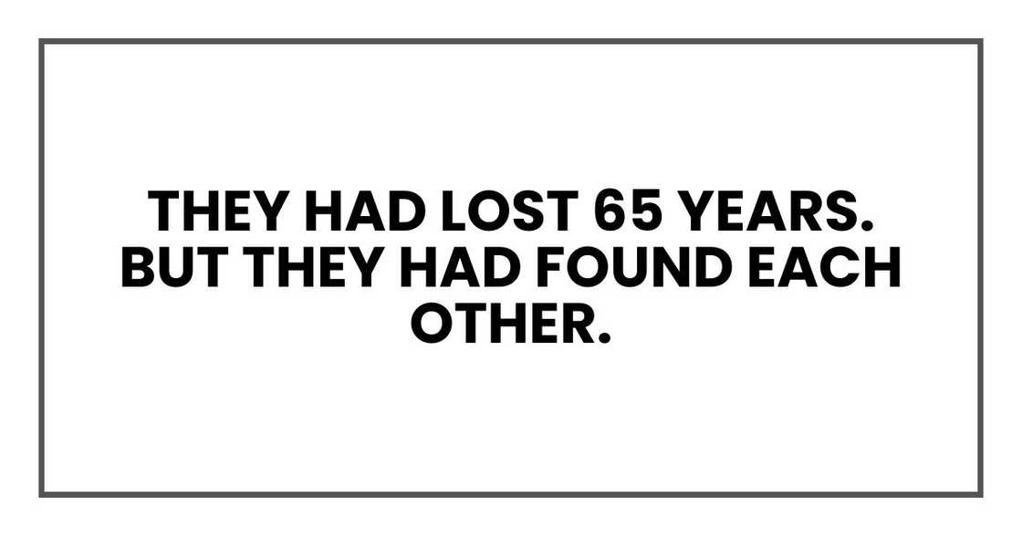 THEY HAD LOST THEY HAD LOST