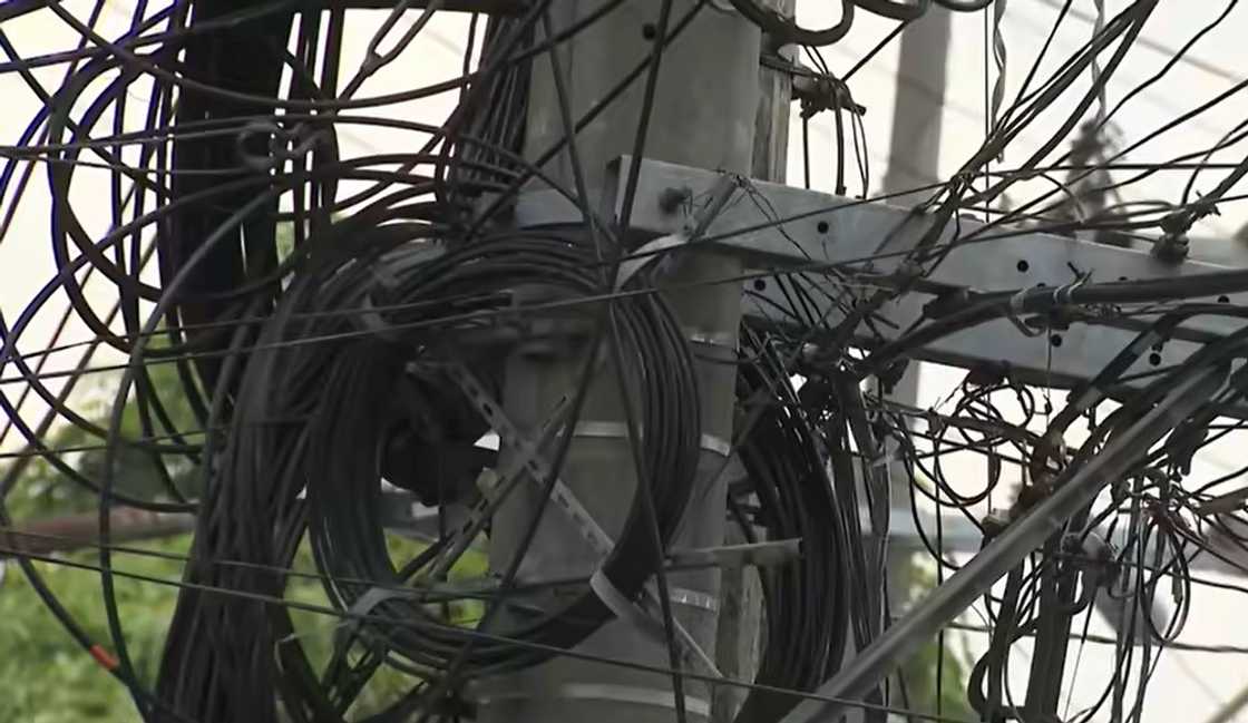 Alleged cable thief in critical condition after power line mishap