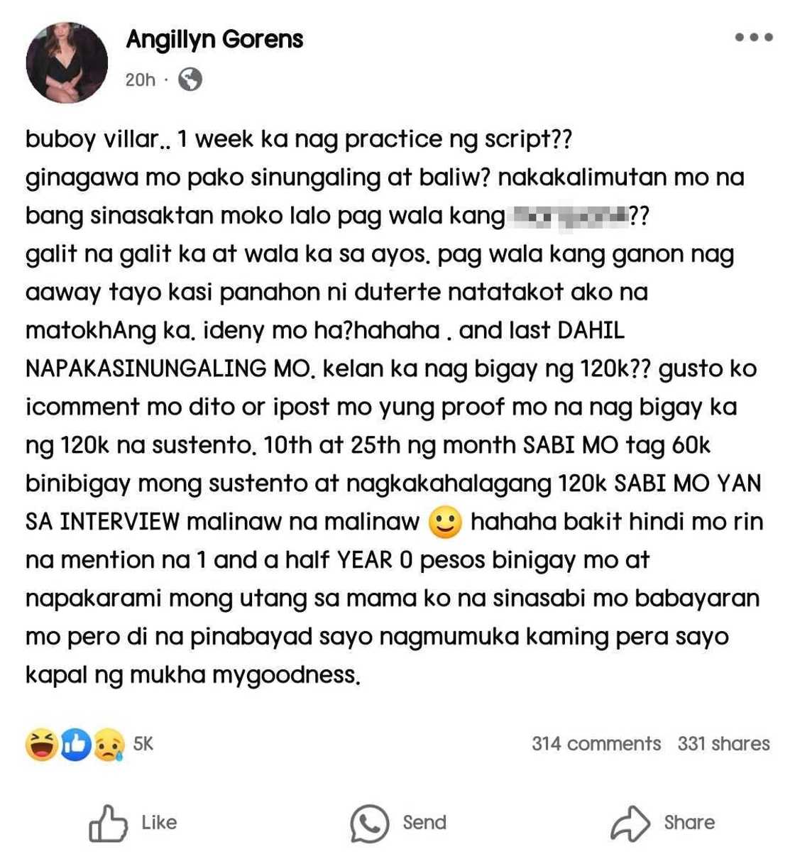 Angillyn Gorens, nag-react sa 'FTBA' interview ni Buboy Villar: "My goodness" Angillyn Gorens, nag-react sa 'FTBA' interview ni Buboy Villar: "My goodness"