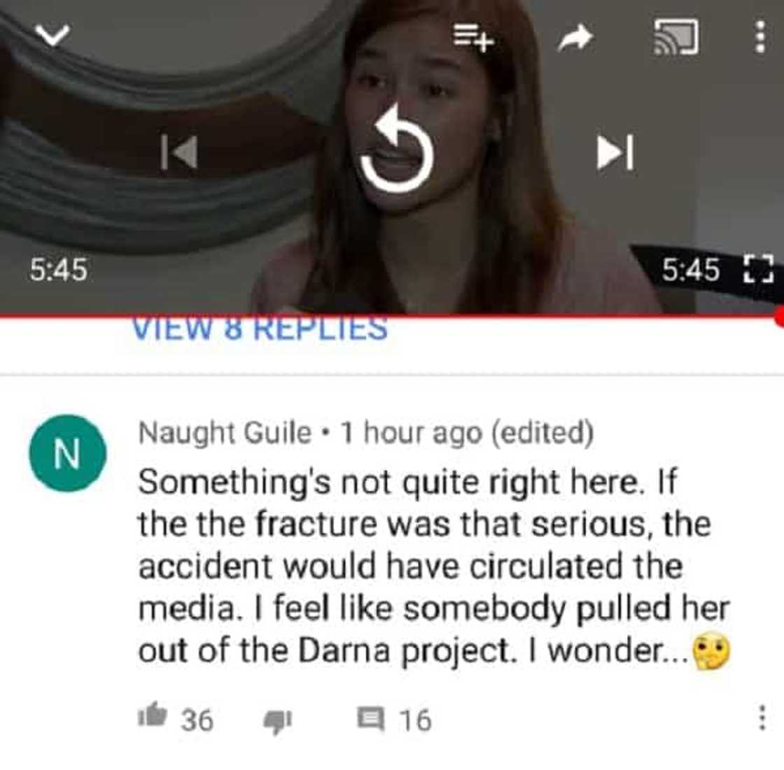 Netizen speculates 'real reason' behind Liza Soberano's withdrawal from Darna project Netizen speculates 'real reason' behind Liza Soberano's withdrawal from Darna project