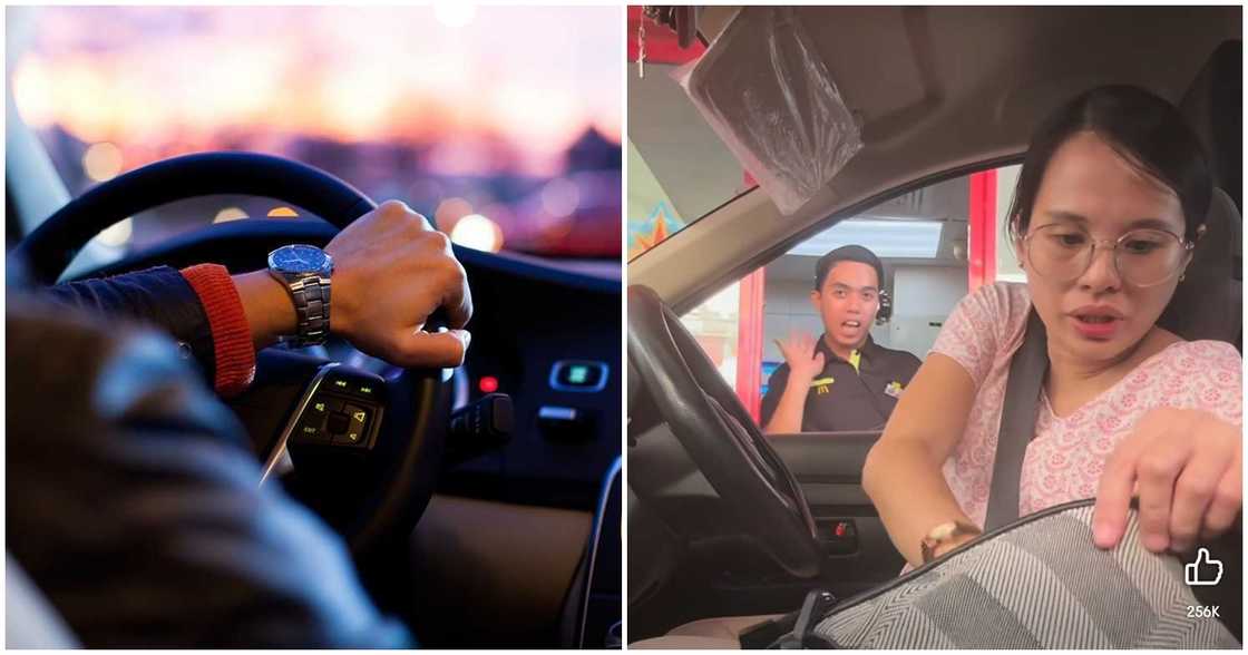 Buntis na nag-drive thru, labis na naaliw sa kakaibang ginawa ng service crew Buntis na nag-drive thru, labis na naaliw sa kakaibang ginawa ng service crew