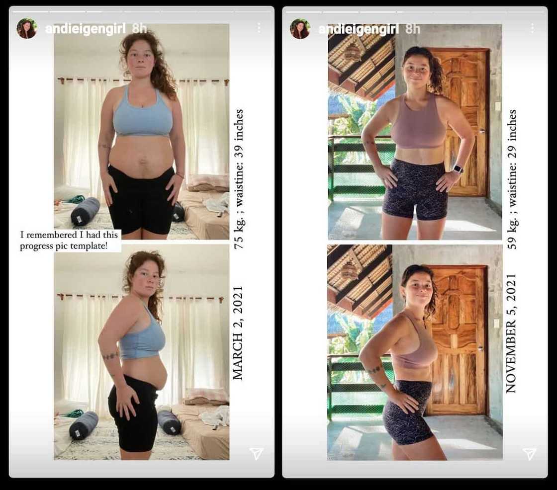 Andi Eigenman flaunts her slimmer figure on social media Andi Eigenman flaunts her slimmer figure on social media