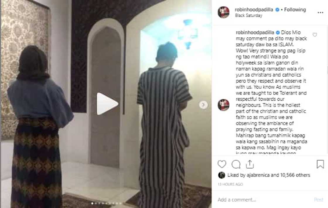 Robin Padilla chides netizen who questioned his Islam faith Robin Padilla chides netizen who questioned his Islam faith