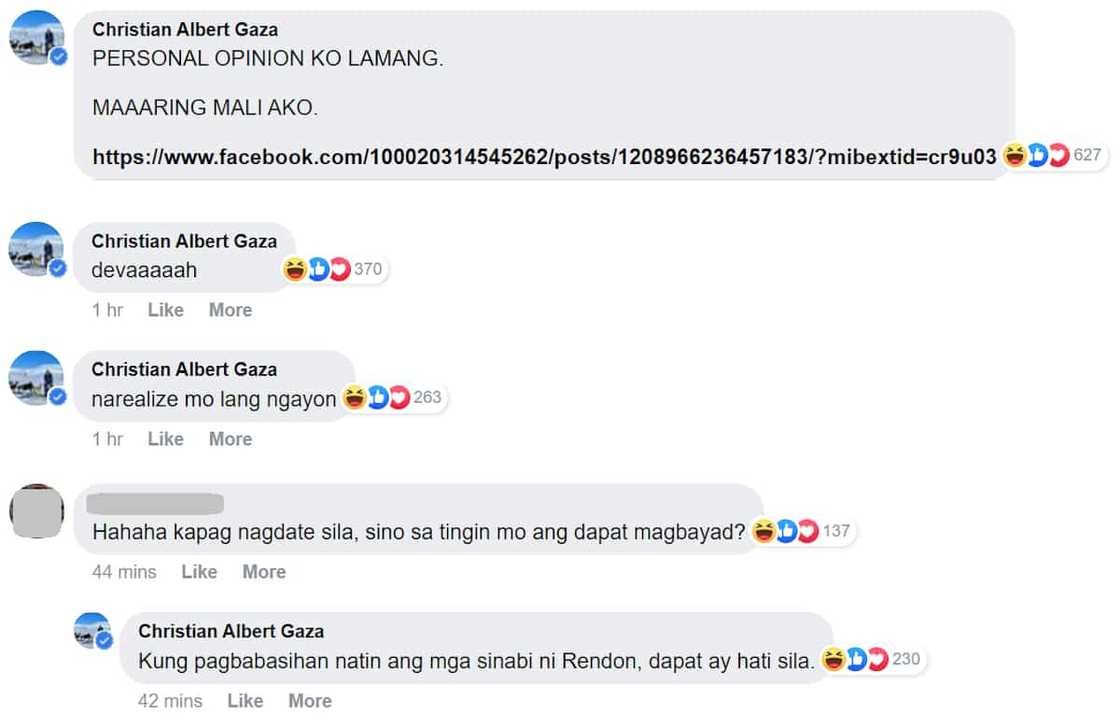 Xian Gaza, viral ang post ukol sa na-realize niya nang pagmasdan pics nina Mimiyuuuh at Rendon Labador Xian Gaza, viral ang post ukol sa na-realize niya nang pagmasdan pics nina Mimiyuuuh at Rendon Labador