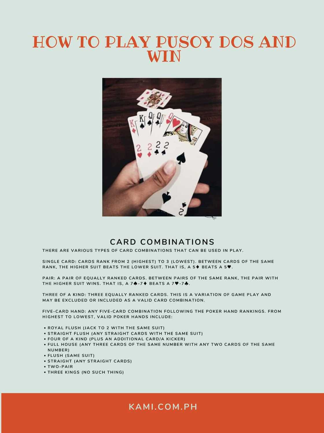 How to play Pusoy Dos and win How to play Pusoy Dos and win