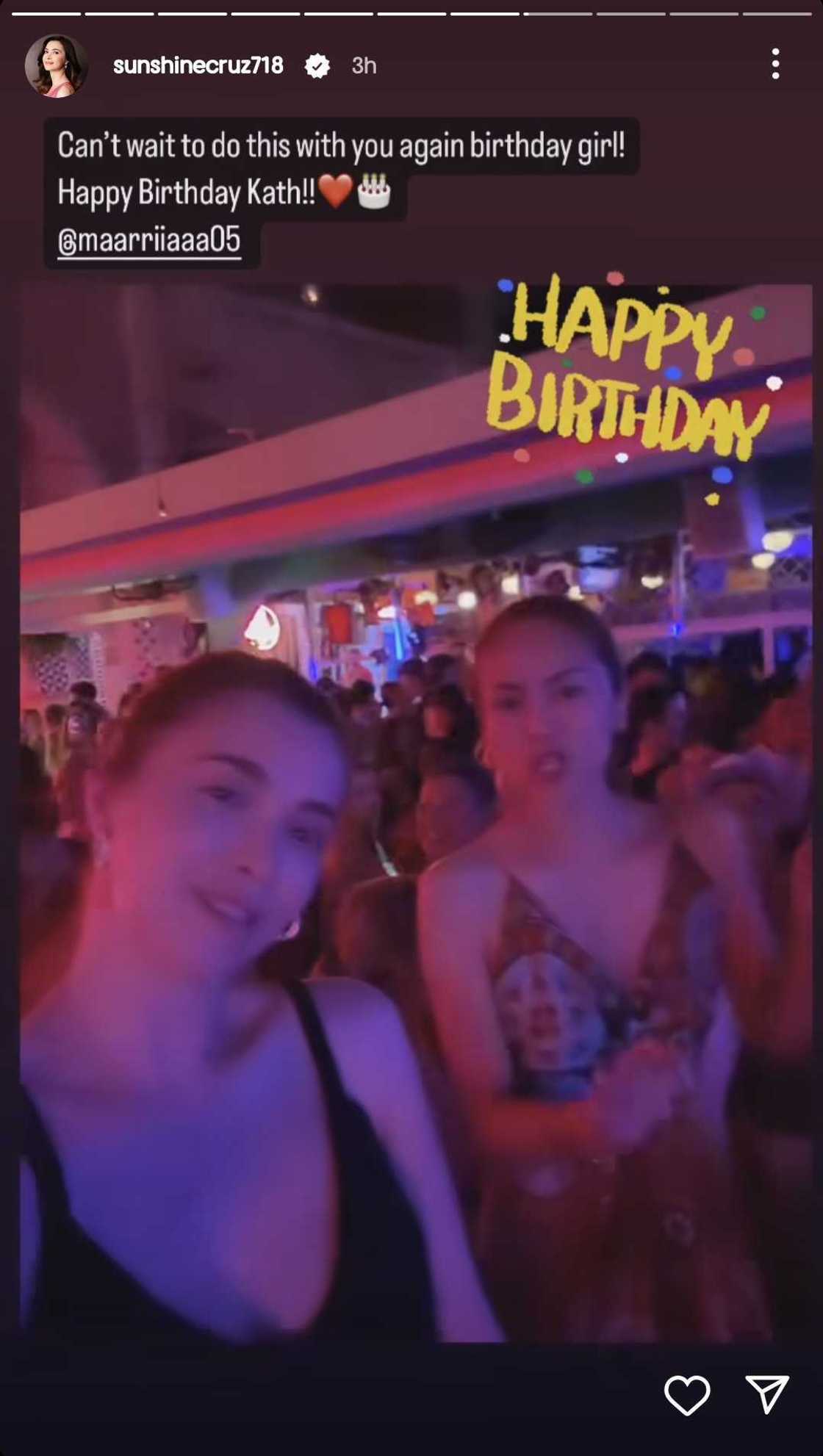 Sunshine Cruz, pinasalamatan si Kath Angeles sa kanyang birthday post para rito Sunshine Cruz, pinasalamatan si Kath Angeles sa kanyang birthday post para rito