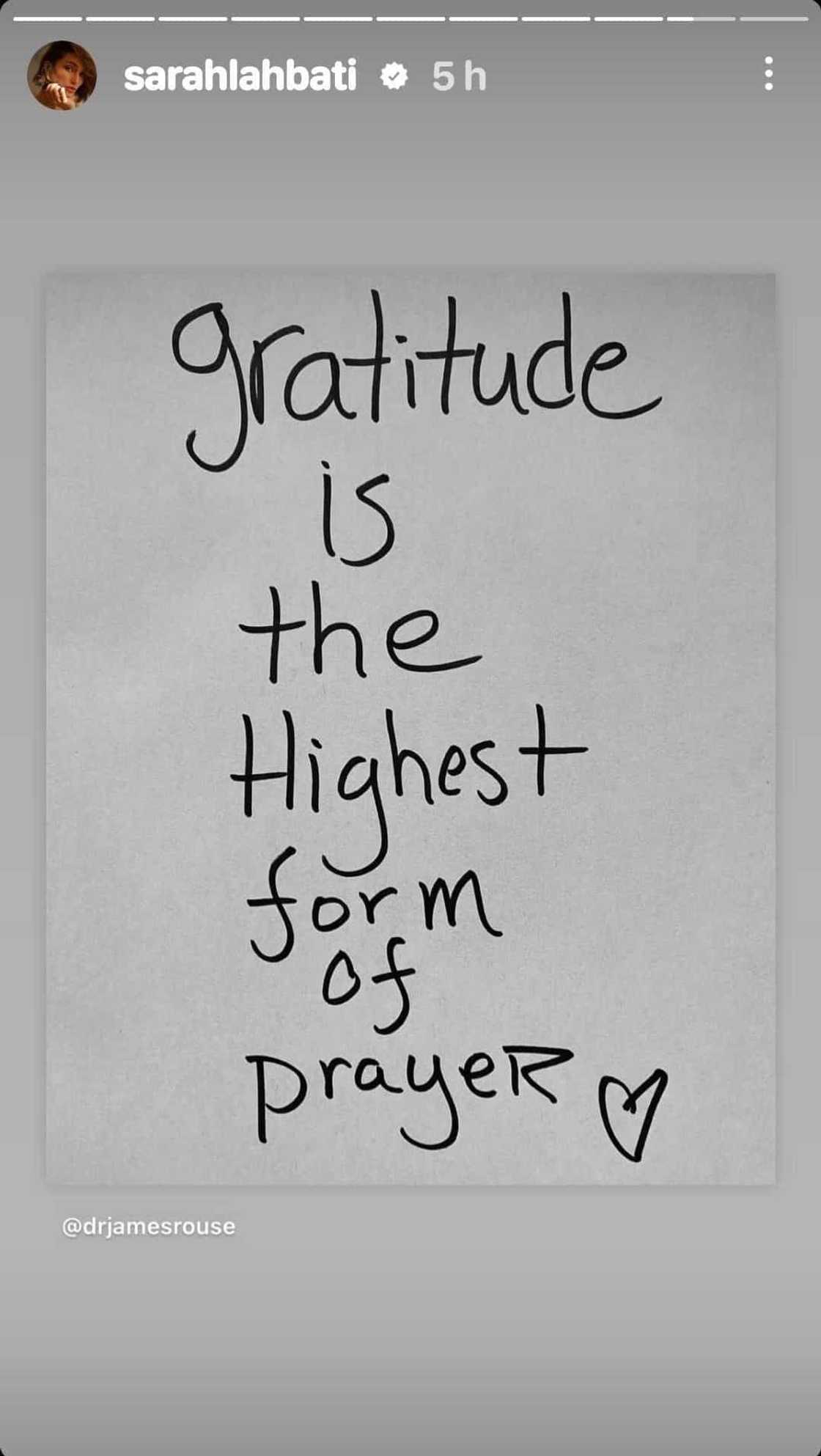 Sarah Lahbati, nag-share ng makabuluhang quote tungkol sa “gratitude” Sarah Lahbati, nag-share ng makabuluhang quote tungkol sa “gratitude”