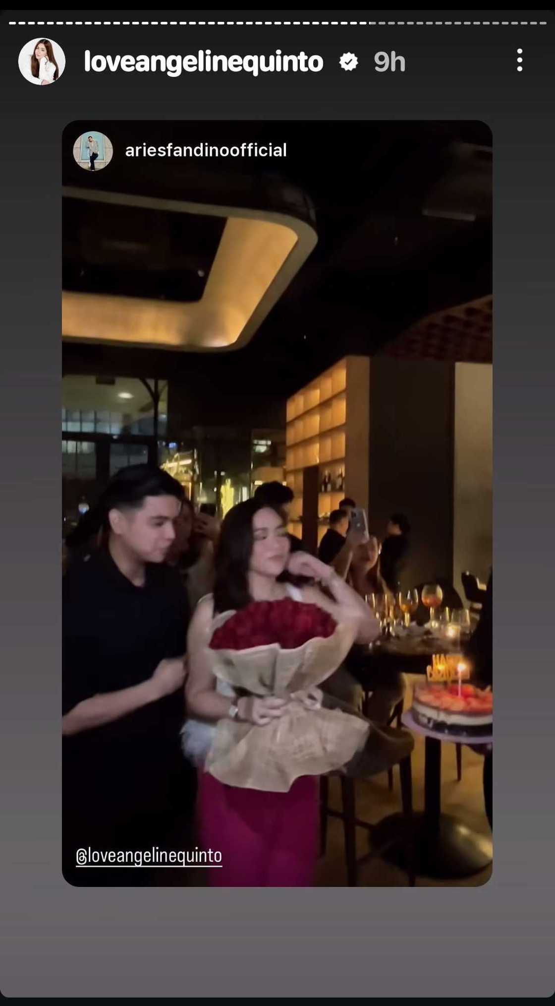 Angeline Quinto, ipinasilip ang masayang birthday salubong niya