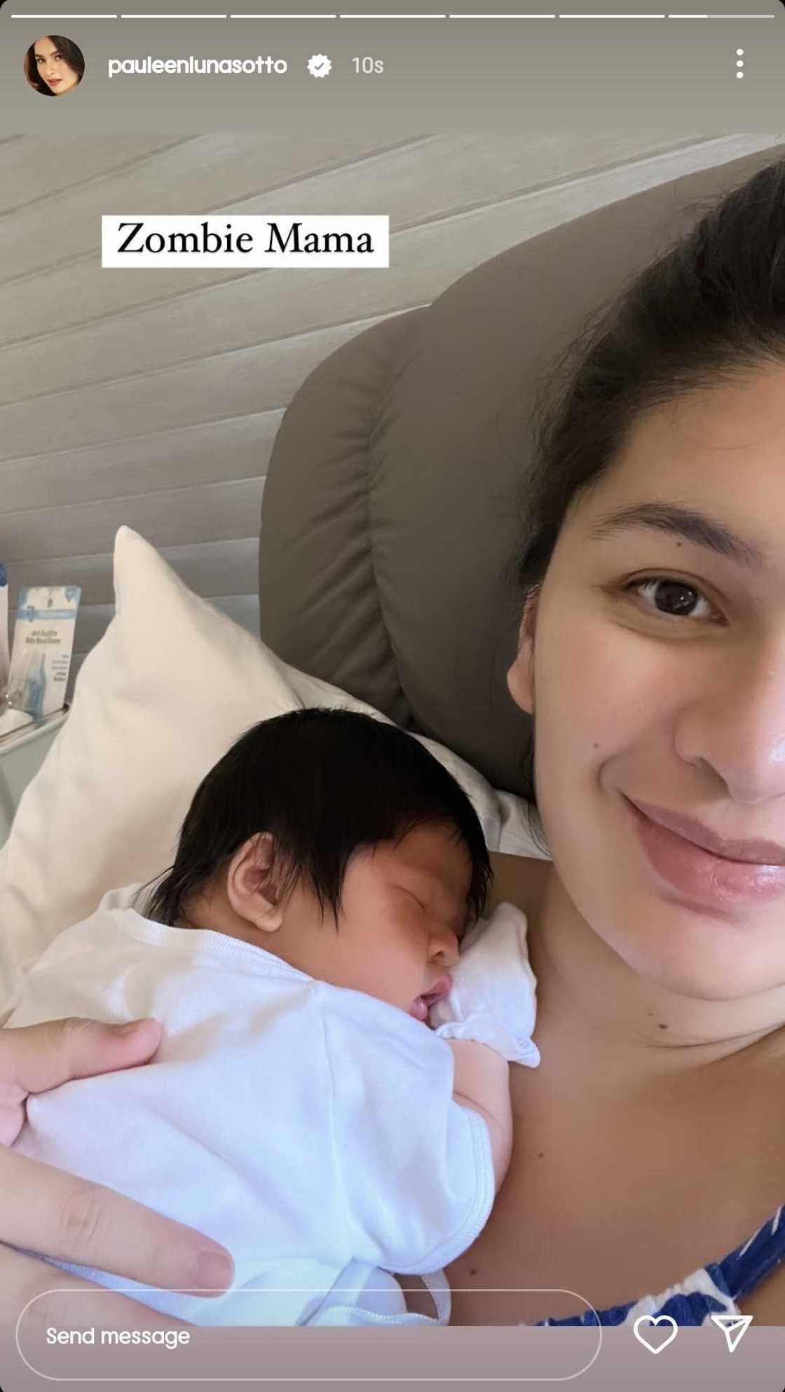 Pauleen Luna posts new selfie with Baby Thia; calls herself a "zombie mama" Pauleen Luna posts new selfie with Baby Thia; calls herself a "zombie mama"