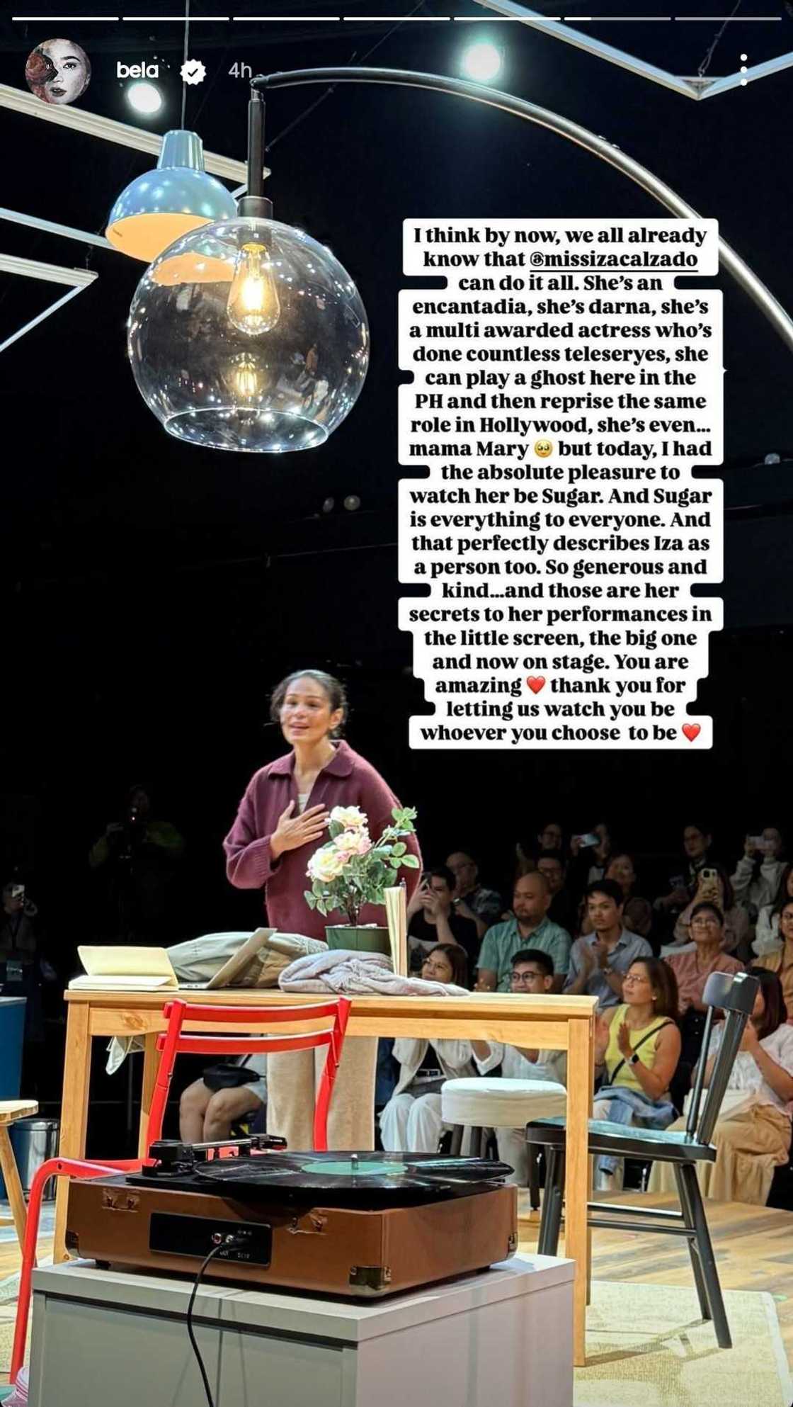 Bela Padilla, naiyak sa performance ni Ketchup Eusebio; pinuri rin si Iza Calzado Bela Padilla, naiyak sa performance ni Ketchup Eusebio; pinuri rin si Iza Calzado