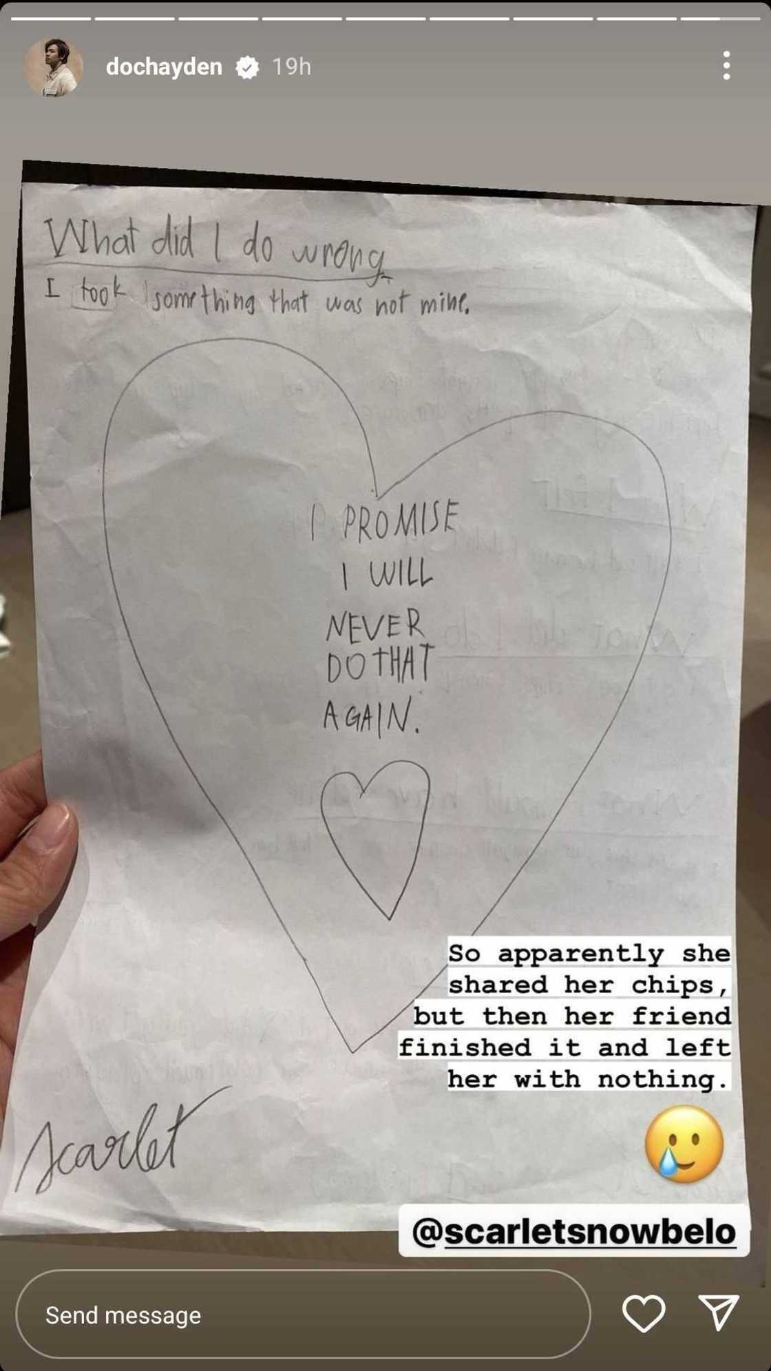 Hayden Kho, humanga kay Scarlet; ipinakita ang "what did I do wrong" na liham nito Hayden Kho, humanga kay Scarlet; ipinakita ang "what did I do wrong" na liham nito