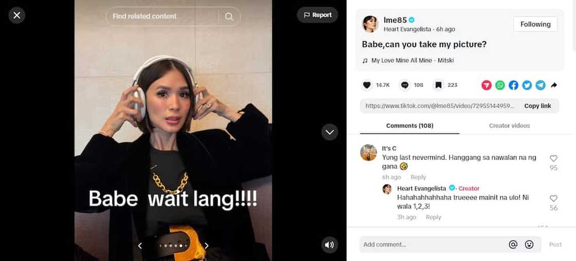 Post ni Heart Evangelista tungkol sa pagkuha ng litrato ni Chiz Escudero, viral Post ni Heart Evangelista tungkol sa pagkuha ng litrato ni Chiz Escudero, viral