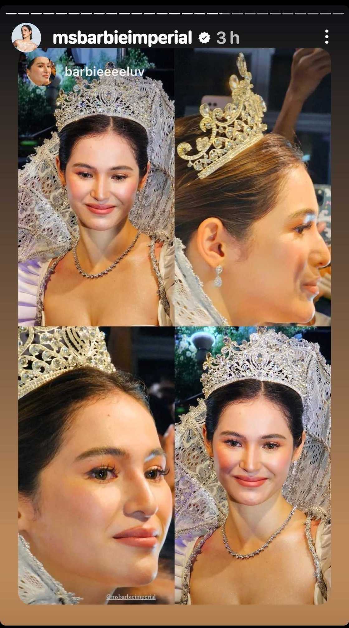 Pics, video ni Barbie Imperial bilang Reyna Elena sa Santacruzan sa Albay, viral