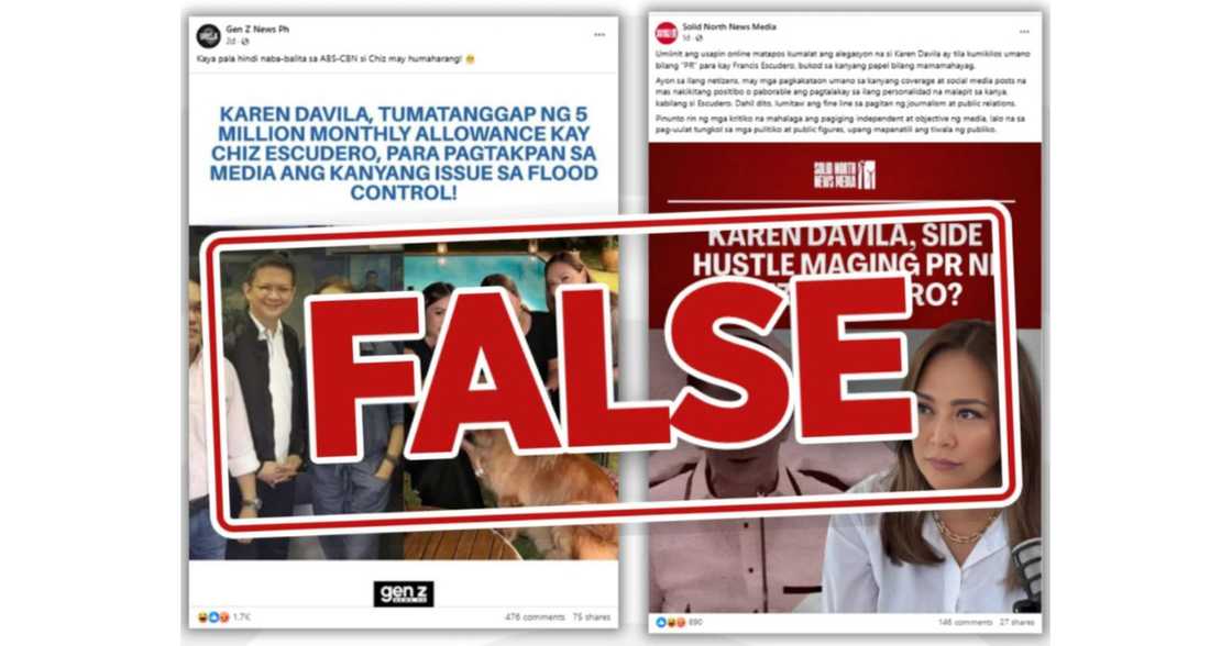 ABS-CBN, kinundena ang pekeng social media posts laban kay Karen Davila ABS-CBN, kinundena ang pekeng social media posts laban kay Karen Davila