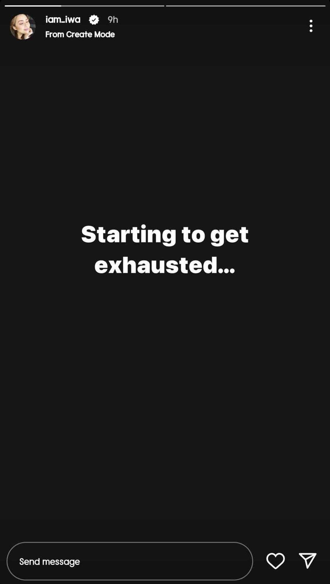 Iwa Moto, may panibagong post sa social media: "Starting to get exhausted" Iwa Moto, may panibagong post sa social media: "Starting to get exhausted"
