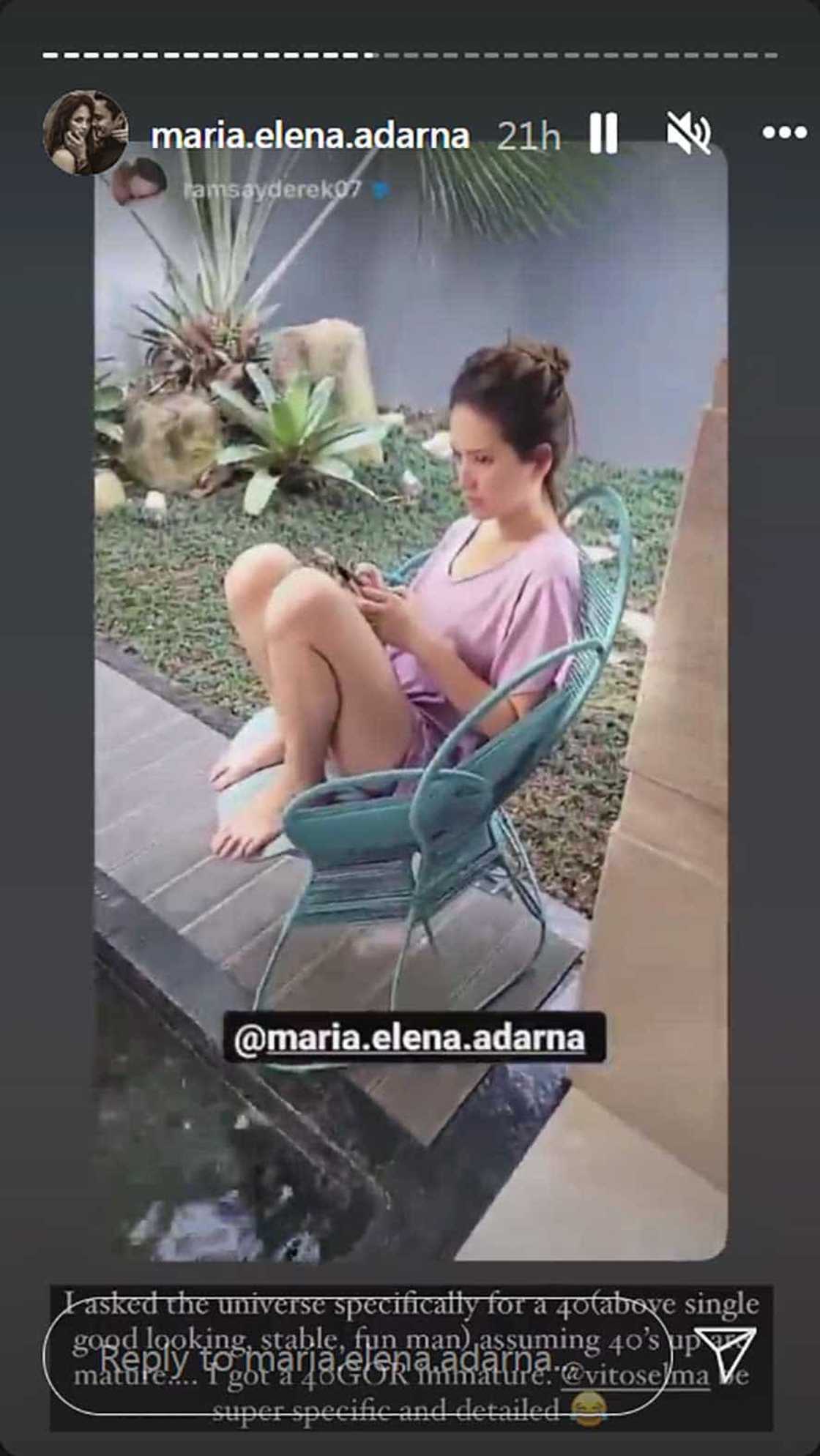 Ellen Adarna, iba ang natanggap sa hiningi: “I asked for 40-up good looking, fun man, I got a 40GOR immature” Ellen Adarna, iba ang natanggap sa hiningi: “I asked for 40-up good looking, fun man, I got a 40GOR immature”