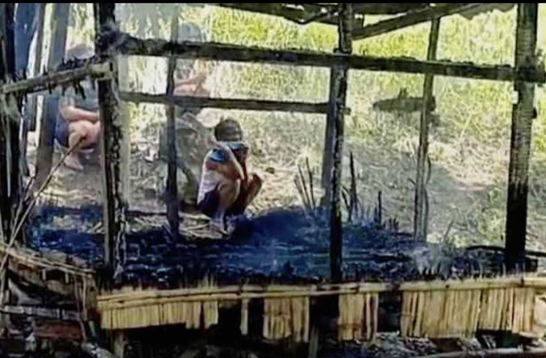 Apat at dalawang taong gulang na bata, natupok sa loob ng sariling tahanan Apat at dalawang taong gulang na bata, natupok sa loob ng sariling tahanan