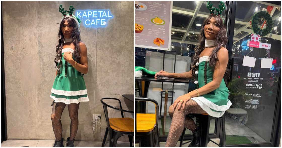 Diwata, Ibinida ang Christmas-Themed OOTD para sa kanyang pag-judge sa Ms. Gay