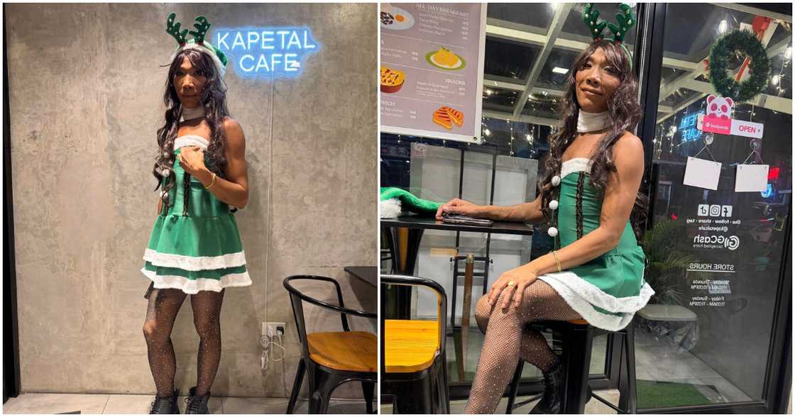 Diwata, Ibinida ang Christmas-Themed OOTD para sa kanyang pag-judge sa Ms. Gay Diwata, Ibinida ang Christmas-Themed OOTD para sa kanyang pag-judge sa Ms. Gay