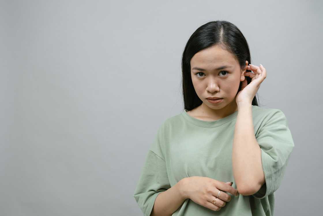 A thoughtful woman A thoughtful woman