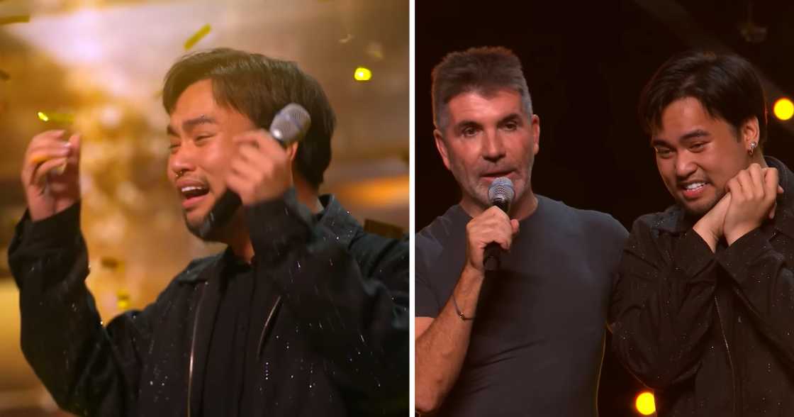 Filipino singer Matty Juniosa gets Golden Buzzer from Simon Cowell on “Britain’s Got Talent” (Screenshot from Britain’s Got Talent)