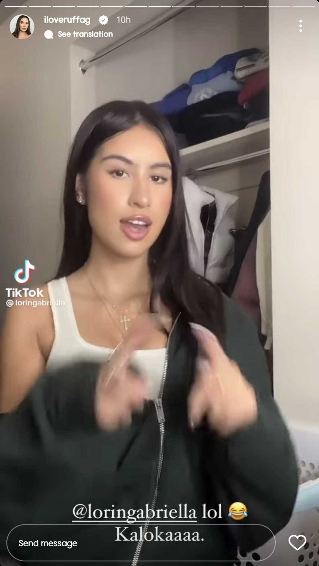 Lorin Gutierrez dubs Andrew E's 'Stupid Love' in viral video; Ruffa: "Kaloka" Lorin Gutierrez dubs Andrew E's 'Stupid Love' in viral video; Ruffa: "Kaloka"