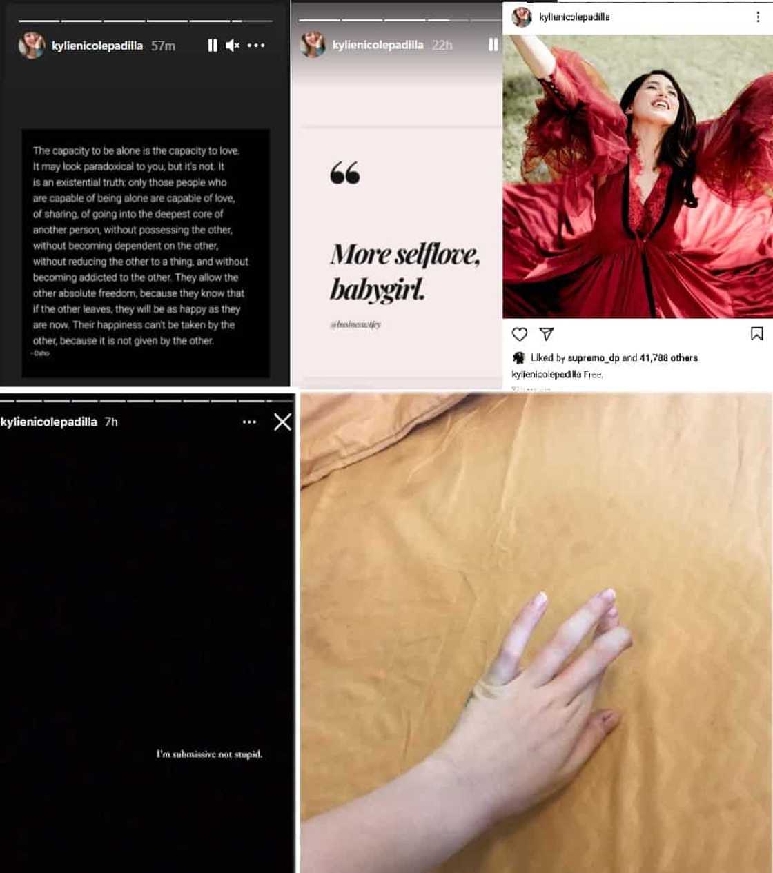 Aljur Abrenica posts about praying after Kylie Padilla posted cryptic messages Aljur Abrenica posts about praying after Kylie Padilla posted cryptic messages