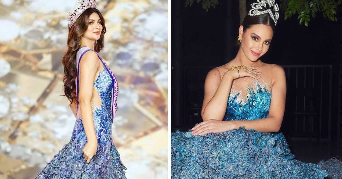 Beauty queen Cyrille Payumo, nag-apologize matapos suotin ang farewell gown ni Catriona Gray Beauty queen Cyrille Payumo, nag-apologize matapos suotin ang farewell gown ni Catriona Gray