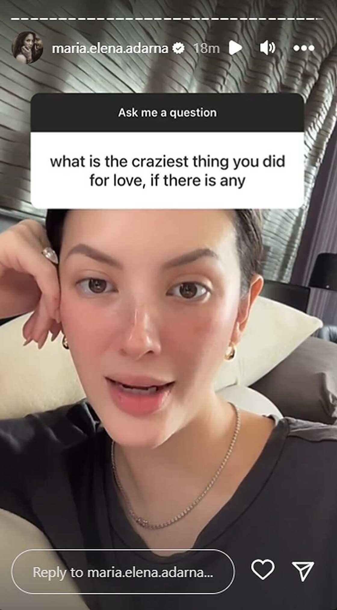 Ellen Adarna, sinabing ang magpakasal 'craziest thing' na ginawa niya sa ngalan ng pag-ibig Ellen Adarna, sinabing ang magpakasal 'craziest thing' na ginawa niya sa ngalan ng pag-ibig