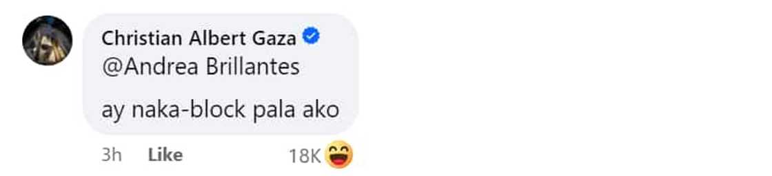 Xian Gaza, sinabing naka-block siya kay Andrea Brillantes Xian Gaza, sinabing naka-block siya kay Andrea Brillantes