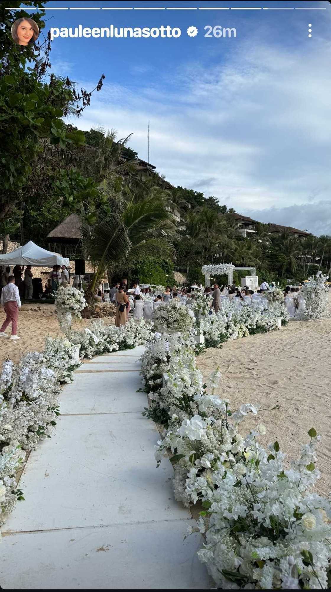 Pauleen Luna, nagbahagi ng ilang pasilip sa kasal nina Jose Manalo, Mergene Maranan Pauleen Luna, nagbahagi ng ilang pasilip sa kasal nina Jose Manalo, Mergene Maranan