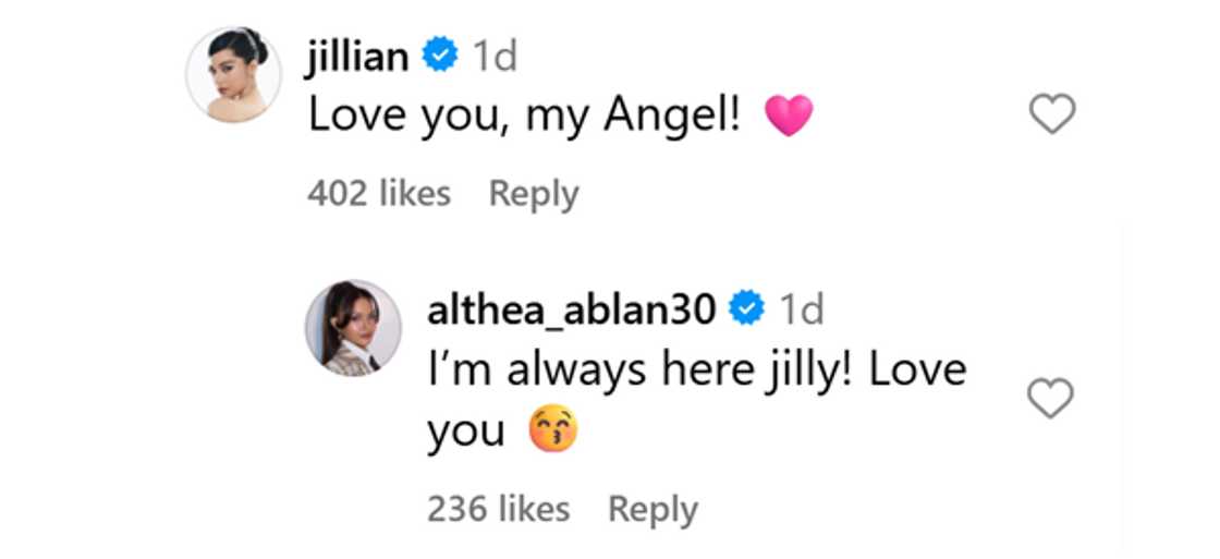 Althea Ablan dedicates touching post to Jillian Ward amid public scrutiny
