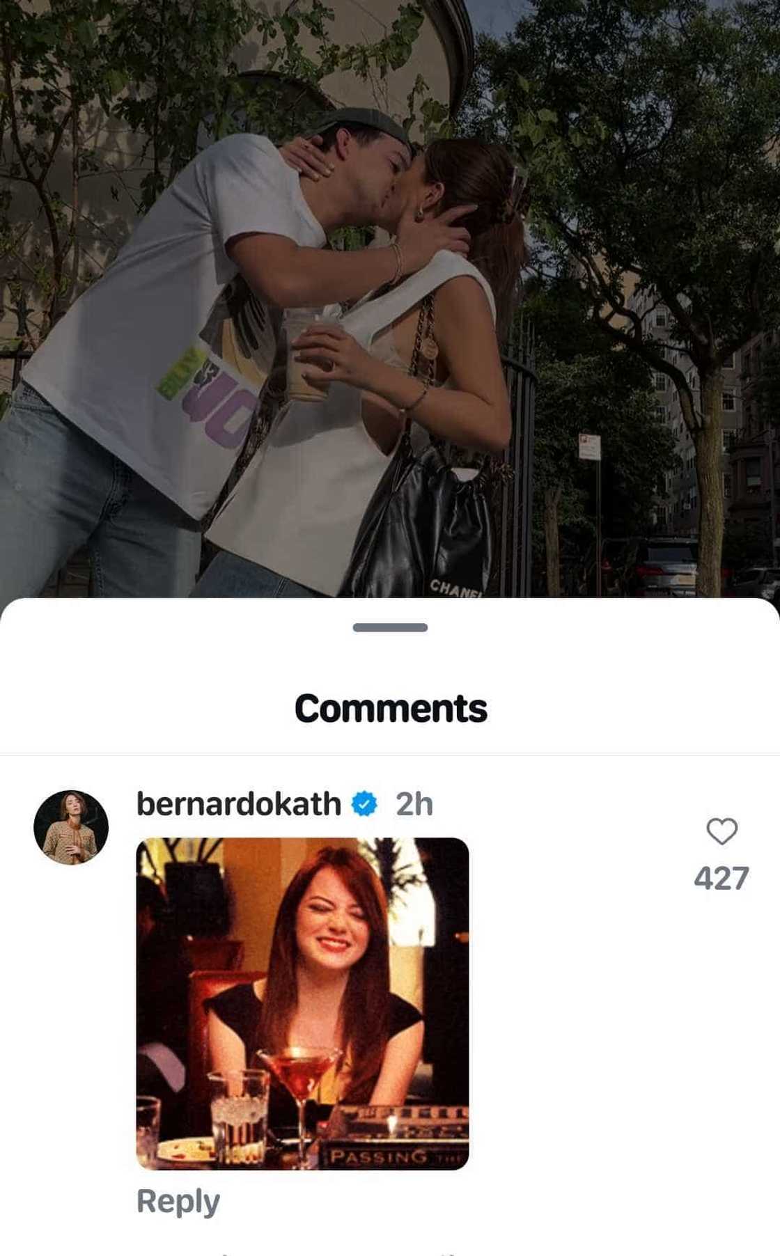 Kathryn Bernardo reacts to Sofia Andres, Daniel Miranda's kissing video Kathryn Bernardo reacts to Sofia Andres, Daniel Miranda's kissing video