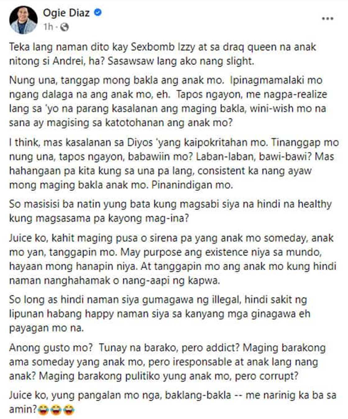 Ogie Diaz Ogie Diaz