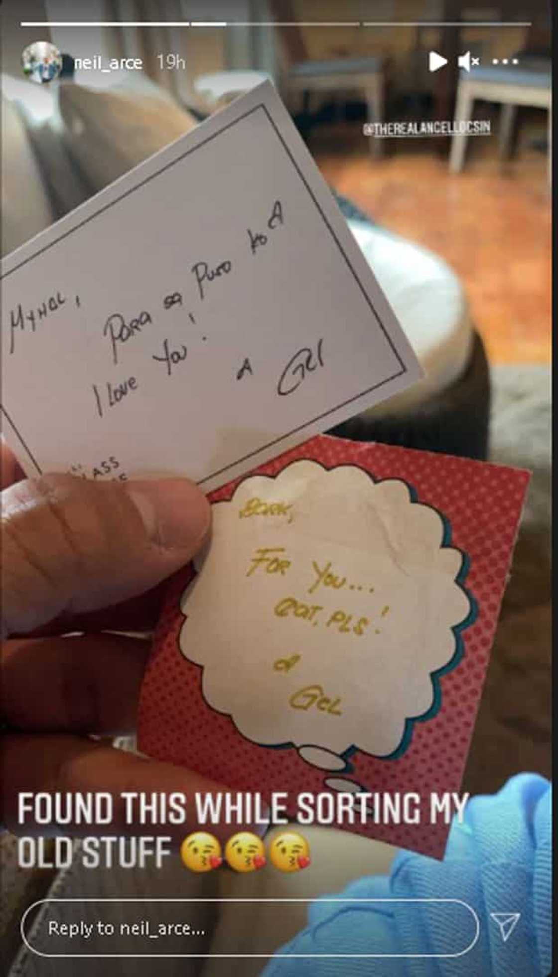 Neil Arce, ibinahagi ang nahukay na sweet notes ni Angel habang nag-aayos ng mga gamit Neil Arce, ibinahagi ang nahukay na sweet notes ni Angel habang nag-aayos ng mga gamit