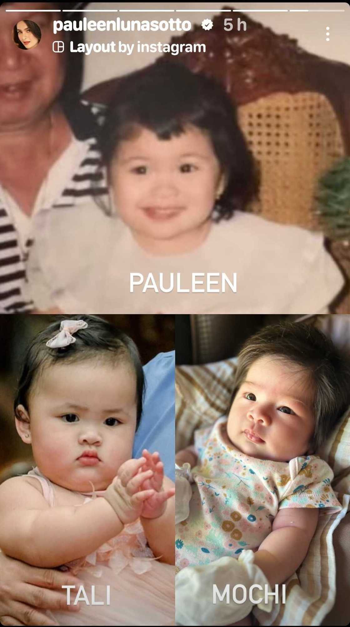 Pauleen Luna shares baby pics of her Tali Sotto and Baby Mochi Pauleen Luna shares baby pics of her Tali Sotto and Baby Mochi