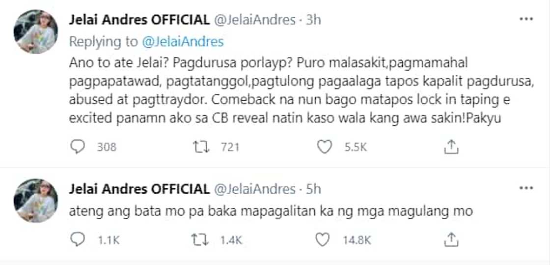 Jelai Andres, inihayag ang sama ng loob kay Jon Gutierrez Jelai Andres, inihayag ang sama ng loob kay Jon Gutierrez